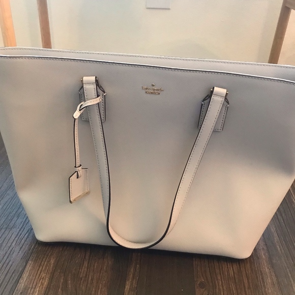 Large Grey Kate Spade Purse - Picture 1 of 6